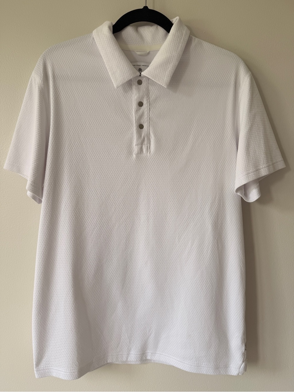 Reigning Champ - White Polo - Size Medium